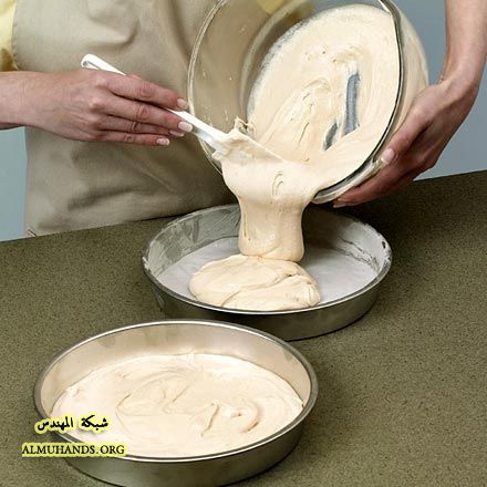طريقة الكيكة الاسفنجية تزينها بالصور
